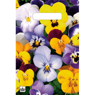 Мешок ПВД (выр.руч) 300*200 (30мкр) Анютины глазки